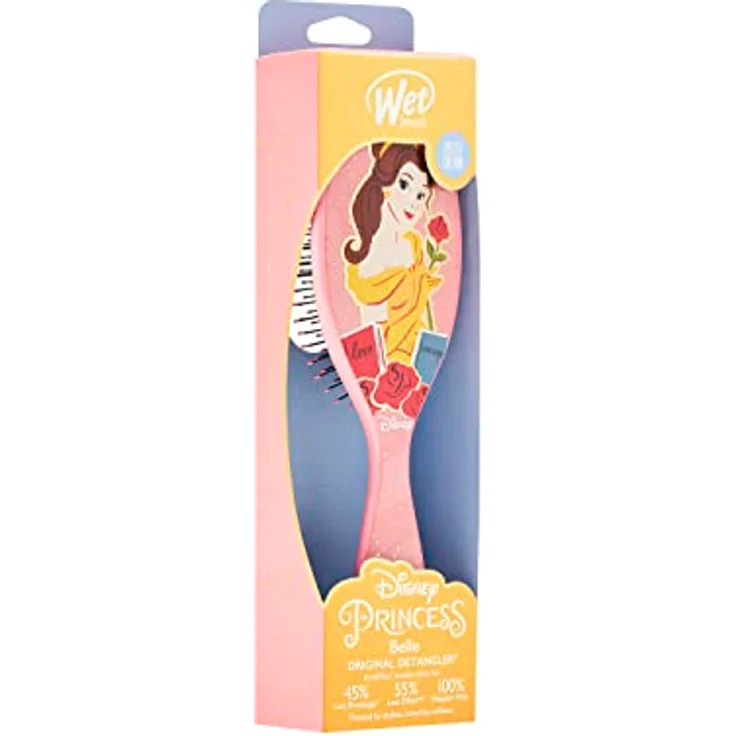 WetBrush Original Detangler Haarbürste, ultraweiche Intelliflex-Borsten zum sanften Entwirren, für alle Haartypen, Disney Ultimate Princess Collection – Bild 5