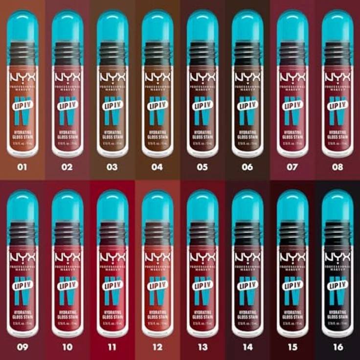 NYX Professional Makeup Lip IV Gloss Serum, feuchtigkeitsspendender Lipgloss mit Vitamin-Komplex, 5 ml, Farbe 07 - BUBBLEGUM BURST – Bild 9