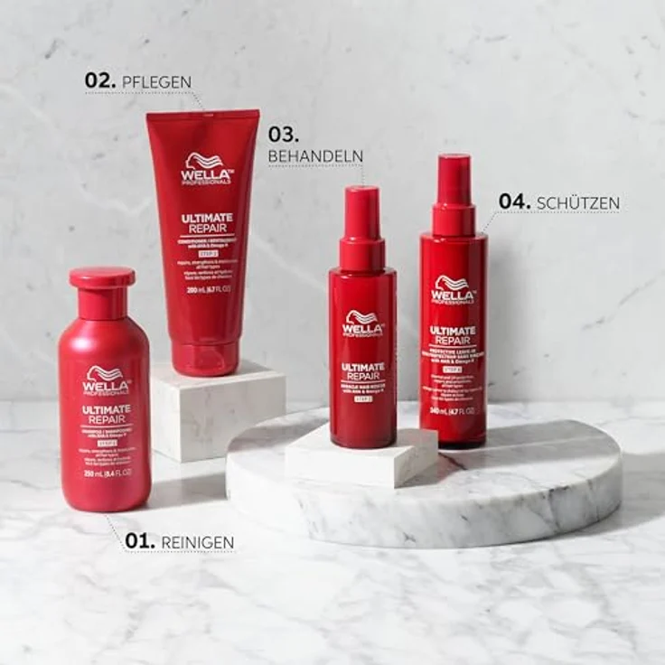 Wella Professionals Ultimate Repair Conditioner - reparierende Haarspülung mit AHA und Omega 9 - für strapaziertes Haar - 500 ml Beutel – Bild 4