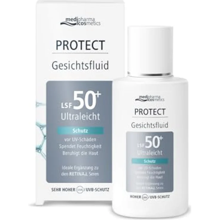 Dr. Theiss Medipharma cosmetics Protect Gesichtsfluid LSF 50+, high-UV-Schutz, 50 ml – Bild 1