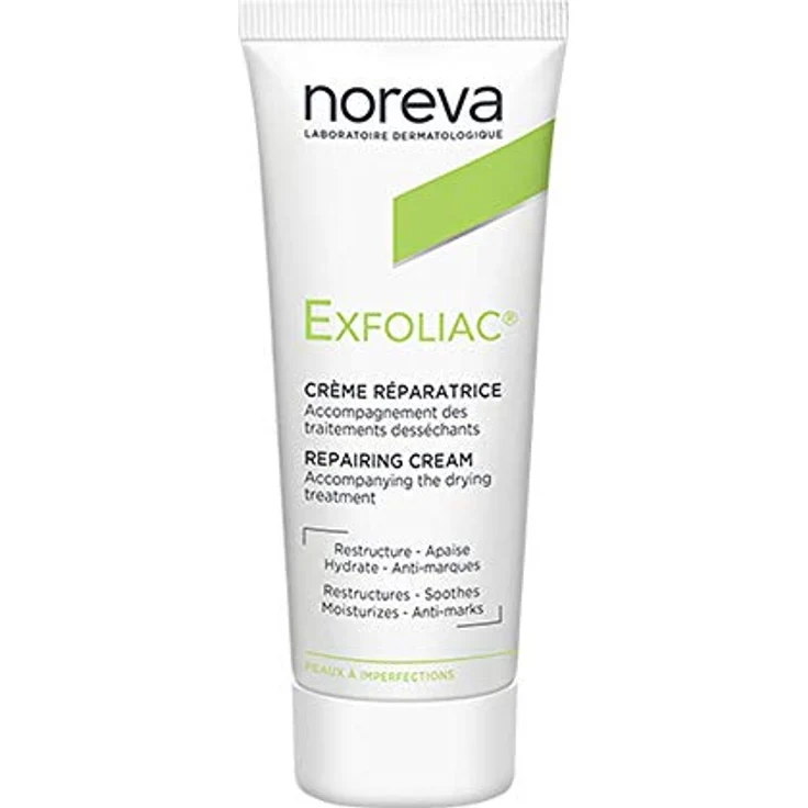 NOREVA Exfoliac Repairing Cream 40 ml, Gesichtscreme für intensive Hautregeneration – Bild 2