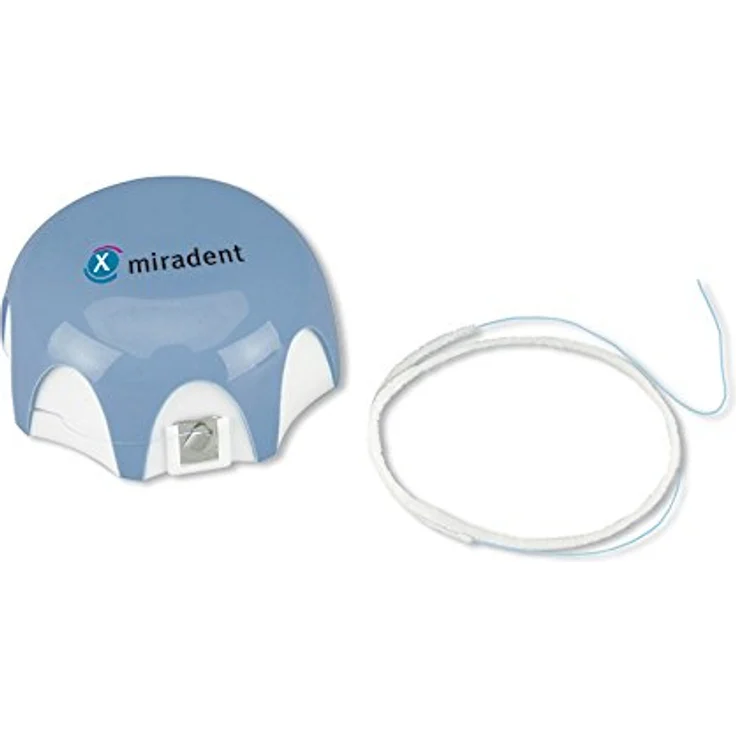 Miradent Mirafloss Implant medium 50er-Pack Zahnseide/Flosser mit Chlorhexidin – Bild 2