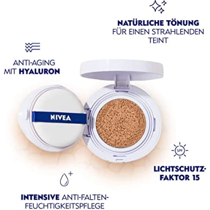 Nivea Hyaluron Cellular Filler Cushion Foundation 3 in 1 02 Medium 15 g – Bild 3