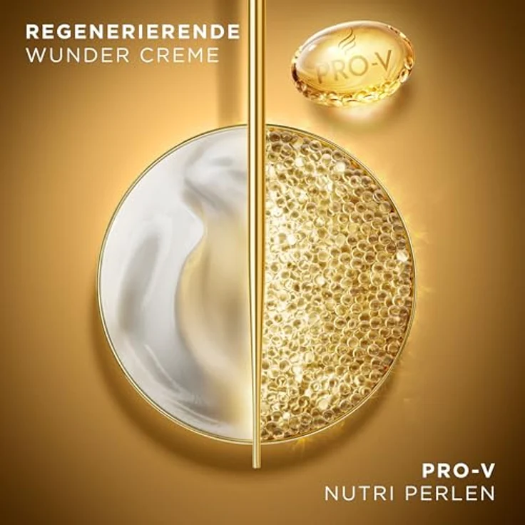 Pantene Pro-V Molecular Bond Repair Leave In Haarcreme, 90ml, 5-in-1 Pflege für geschädigte Haartypen, repariert Spliss – Bild 4