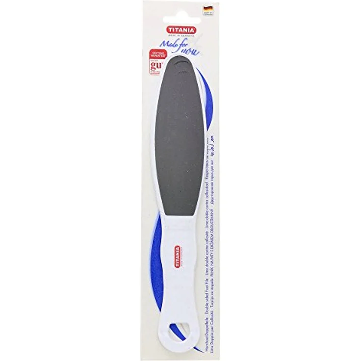 TITANIA Doppelfussfeile, Grober Wasserfester Schmirgel, 1er Pack (1 x 38 g) – Bild 1