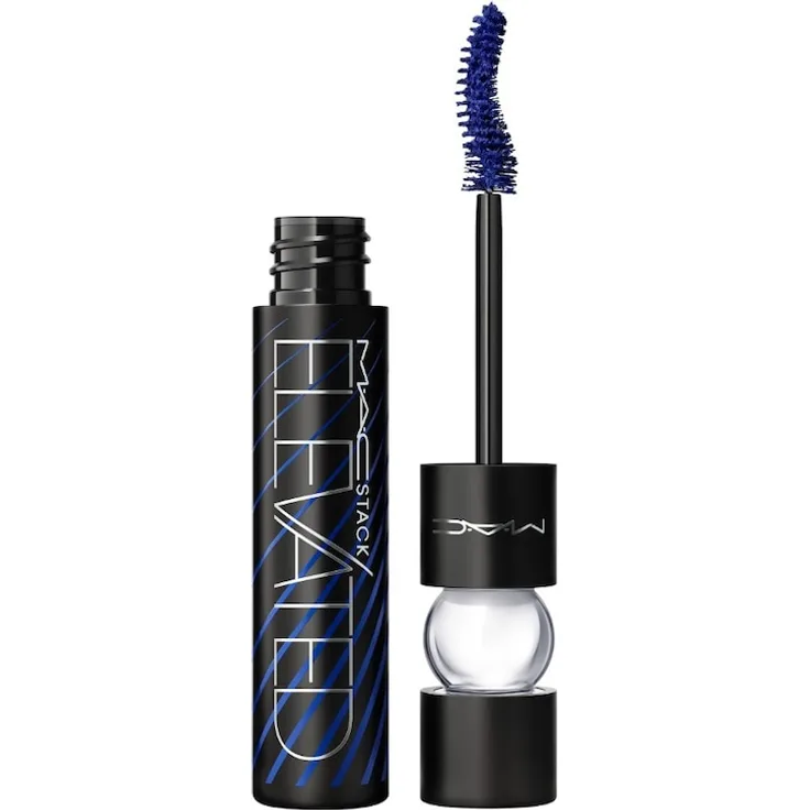 MAC MACSTACK ELEVATED Mascara 12 ml, voluminöse Wimpern mit pflegendem Arganöl, DENIM STACK