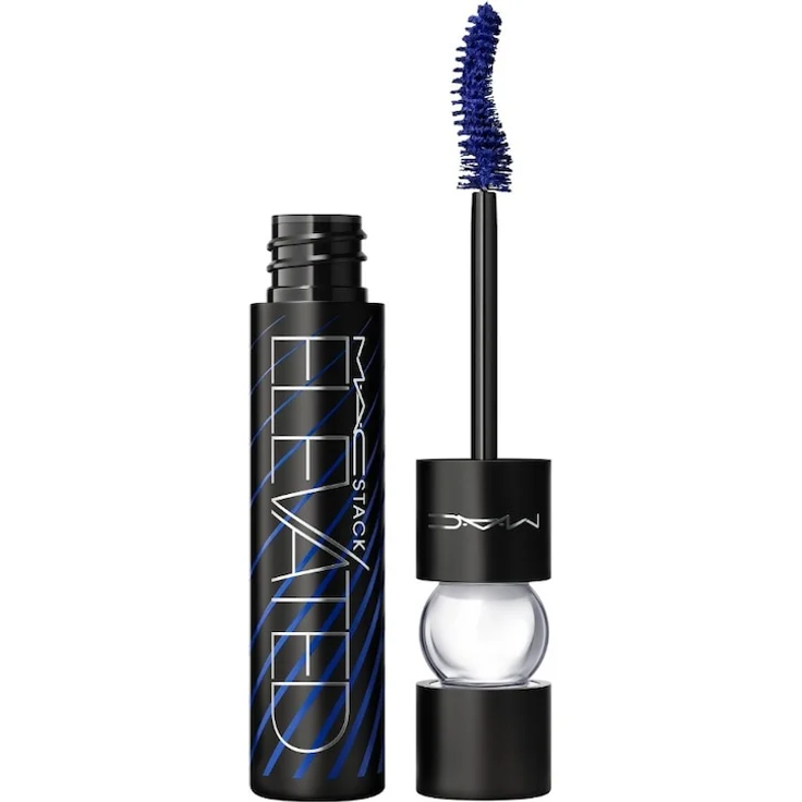 MAC MACSTACK ELEVATED Mascara 12 ml, voluminöse Wimpern mit pflegendem Arganöl, DENIM STACK