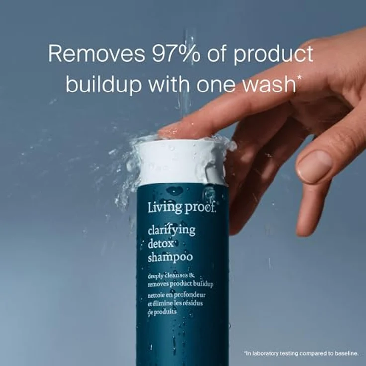 Living Proof Clarifying Detox Shampoo | Tiefenreinigungsshampoo langanhaltend sauberes Haar | Entfernt Produktablagerungen | Cruelty Free | 236ml – Bild 3
