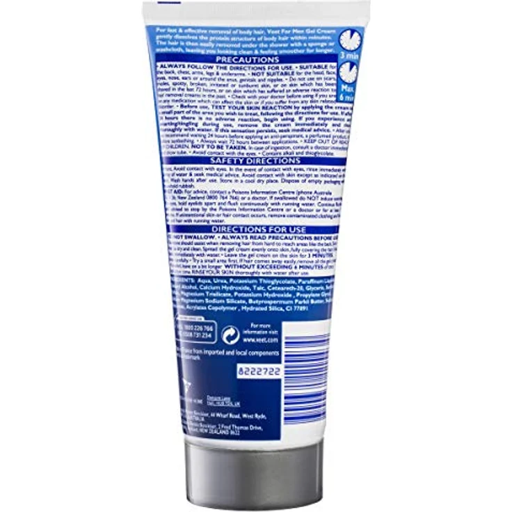 Veet Men Rasiergel für Männer 200 ml – Bild 3