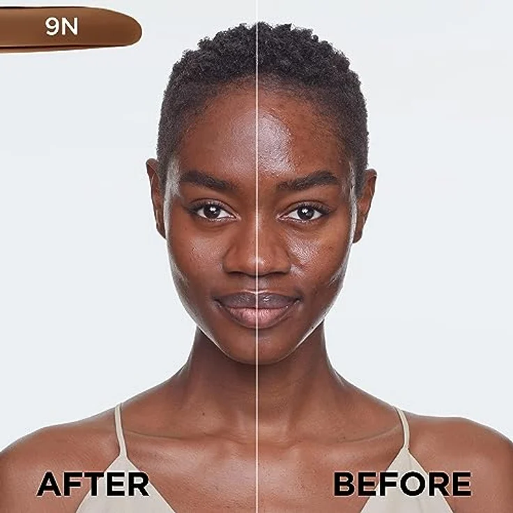 L'Oréal Paris Make up, Flüssige Foundation mit Hyaluron und Aloe Vera, Perfect Match Make-Up, Nr. 9N Truffle, 30 ml – Bild 4