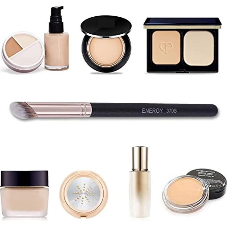 ENERGY Concealer-Pinsel mit mittlerer Neigung für die Augenpartie, Contouring Pinsel, Make-up-Pinsel - 270s – Bild 2