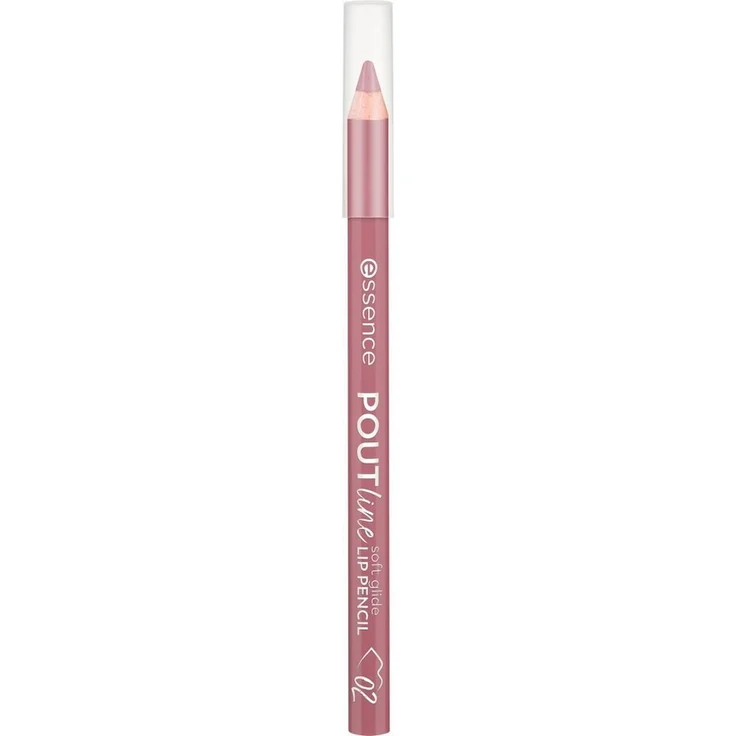 Essence POUTline Soft Glide Lipliner 0,6 g, Ultracremige Formel für präzises Konturieren, Farbe 02 - PINKY PROMISE