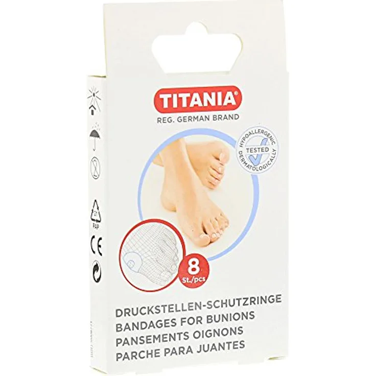 TITANIA Druckstellen Schutzringe, 1er Pack (1 x 9 g)