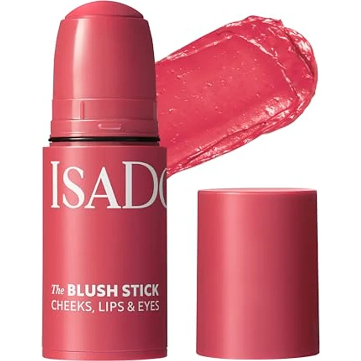 IsaDora The Blush Stick 5,5 g, veganer Rouge-Stift für Wangen, Lippen & Augen, Farbe Coral Rose – Bild 1