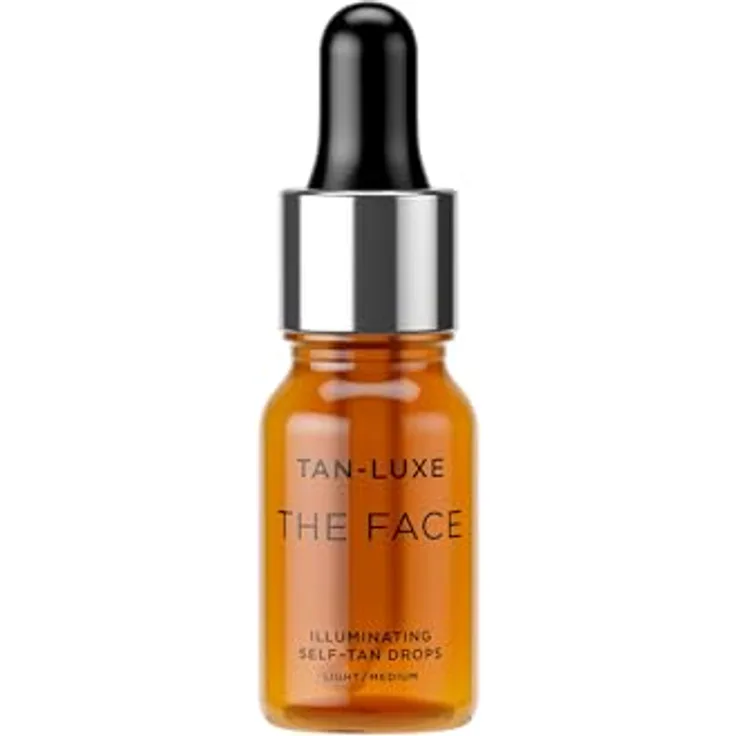 Tan Luxe THE FACE Selbstbräuner-Tropfen, mittel, tierversuchsfrei und vegan, 10 ml für individuelle Gesichtsbräunung