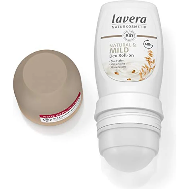 Lavera Deo Roll-on NATURAL & MILD 48 h - vegan - Naturkosmetik - Bio-Hafer & Natürliche Mineralien - ohne Aluminium - Zuverlässiger Schutz und ein dezenter Duft - 48 Stunden Deo Schutz - 50 ml – Bild 3
