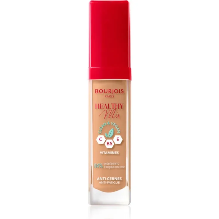 Bourjois Healthy Mix feuchtigkeitsspendender Korrektor gegen dunkle Kreise, Farbton 54 Sun Bronze, 6 ml, vegan, hochpigmentiert, langanhaltend