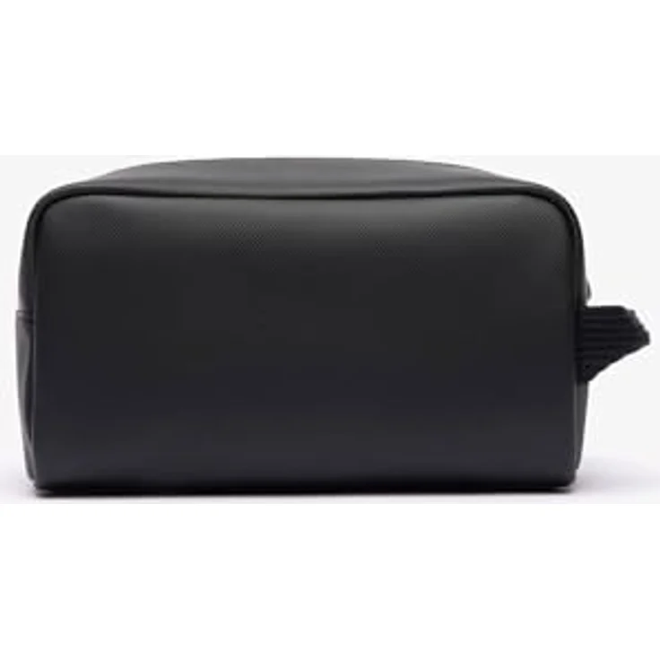 Lacoste Kulturbeutel Classic Toilet Kit, Herren Kulturtasche aus recyceltem Canvas mit Piqué-Effekt, blau – Bild 2