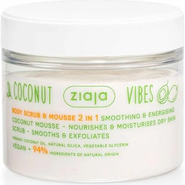 Ziaja Körperpeeling Coconut & Orange Vibes 270 ml Mousse, mehrfarbig – Bild 1