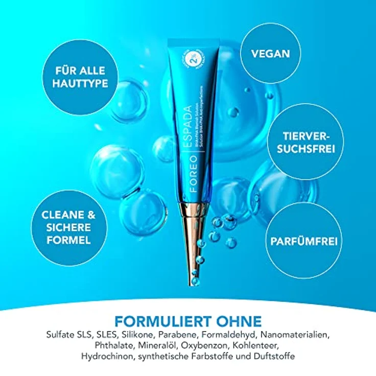 Foreo ESPADA BHA+PHA Blemish Solution, konzentriertes Gel zur gezielten Aknebehandlung, 15 ml, Nachtcreme – Bild 6