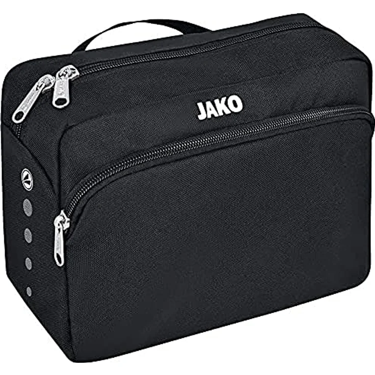 JAKO Necessaire Classico, Beauty Case aus robustem Polyester mit 25 l Volumen, schwarz, mit 2-Wege-Reißverschluss und mehreren Organisationsmöglichkeiten – Bild 1