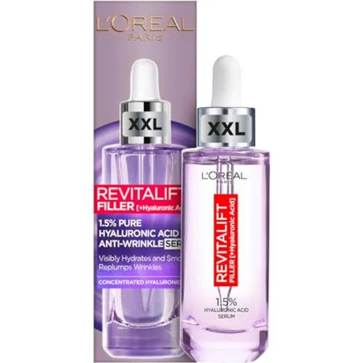L'Oréal Paris Revitalift Filler HA 1,5%, Gesichtsserum mit Hyaluronsäure, 50 ml