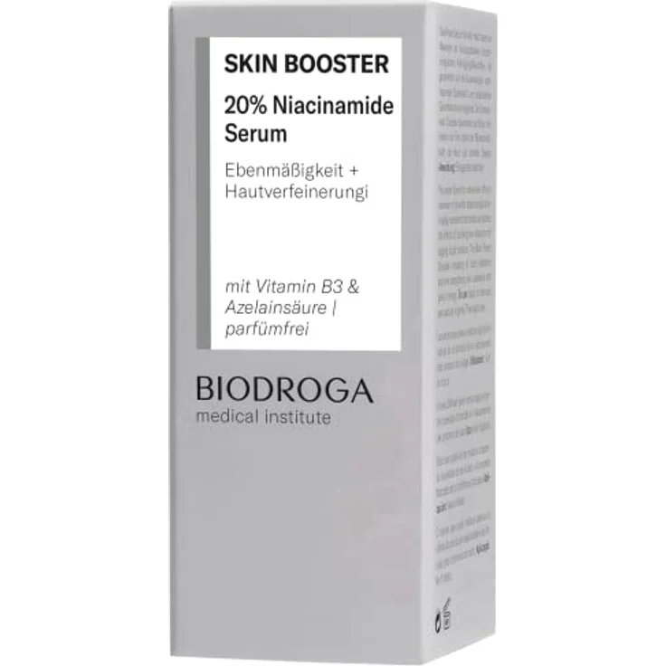 Biodroga Medical Institute Skin Booster - 20% Niacinamide Serum - 15 ml, für ein ebenmäßiges Hautbild – Bild 2