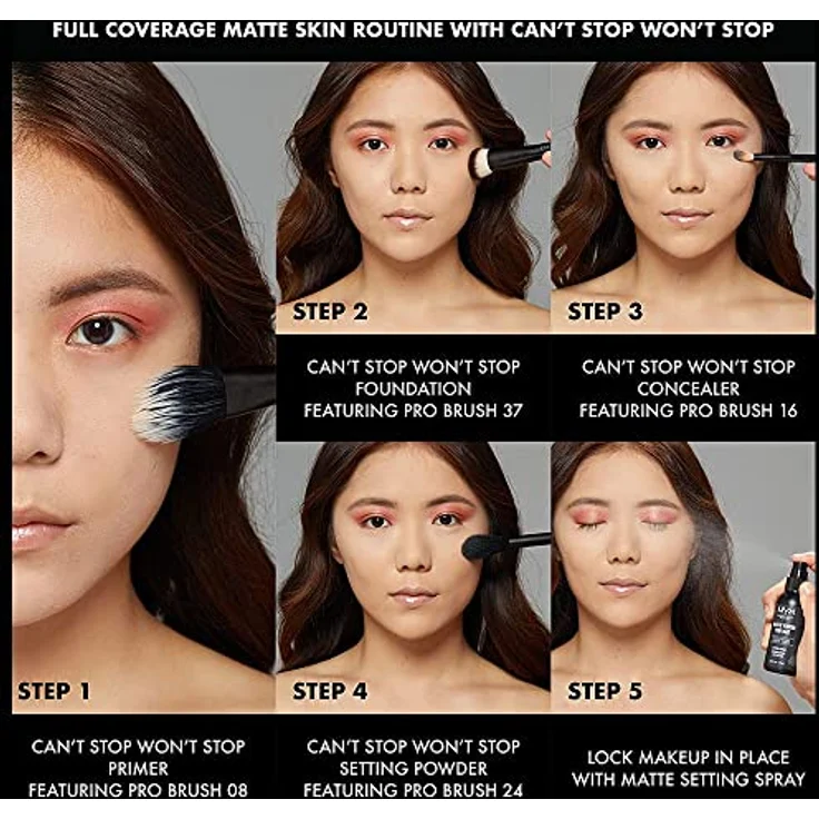 NYX Professional Make-up Can't Stop Won't Stop Natural 30 ml – Bild 6