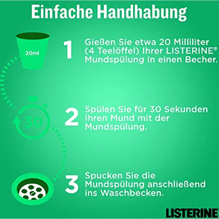 Listerine Total Care Zahnfleich-Schutz Mundspülung 600 ml – Bild 6
