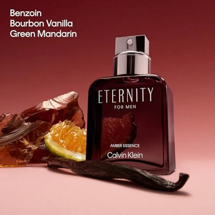 Calvin Klein Eternity Amber Essence for Men, 100 ml - Herrenduft mit grüner Mandarine und Bourbon-Vanille – Bild 4