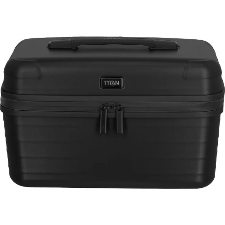 Titan Upgrade Beautycase 39 cm, schwarz, 100% Polycarbonat, kompakte Reisetasche für Kosmetikartikel