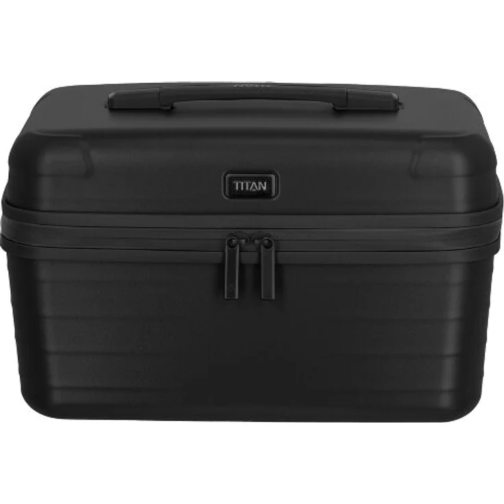 Titan Upgrade Beautycase 39 cm, schwarz, 100% Polycarbonat, kompakte Reisetasche für Kosmetikartikel