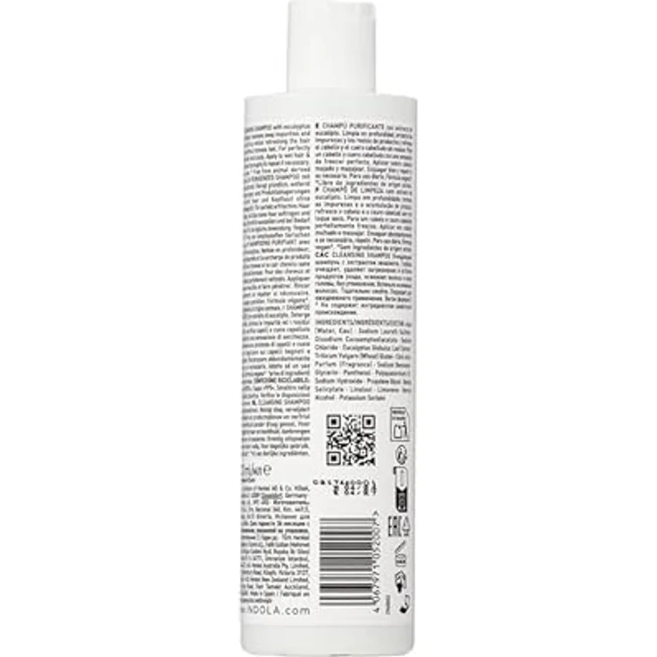 Indola Care & Style Cleansing Shampoo, 300 ml, mit Eukalyptus-Extrakt für gründliche Reinigung und revitalisierte Kopfhaut – Bild 3