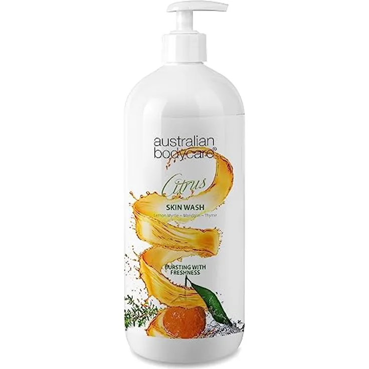 Australian Bodycare Zitrus & Teebaumöl Duschgel Professional 1000 ml - Für weiche, unreine Haut, ideal vor Haarentfernung mit Wachs/Rasur