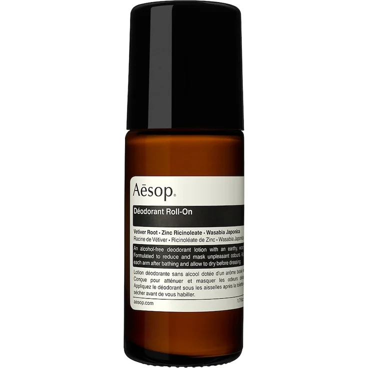Aesop Roll-On Deodorant, 50 ml, sanfte Formel für empfindliche Haut mit Wasabi-Extrakt und ätherischen Ölen