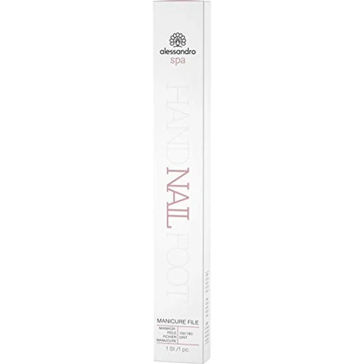 alessandro Spa Manicure File 100/180 - Manikürfeile Manikürefeile für Naturnägel, 1 Stück – Bild 3