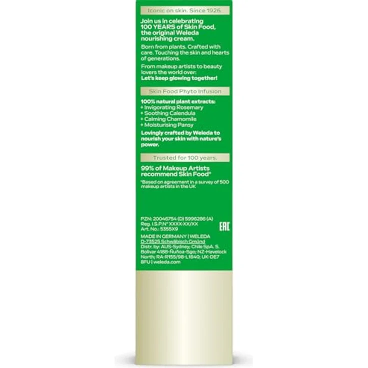 Weleda Skin Food 100 Years, universelle nährende Creme mit Kräutern, limitierte Ausgabe, 100 ml, intensive Feuchtigkeit, stärkt die Hautbarriere – Bild 7