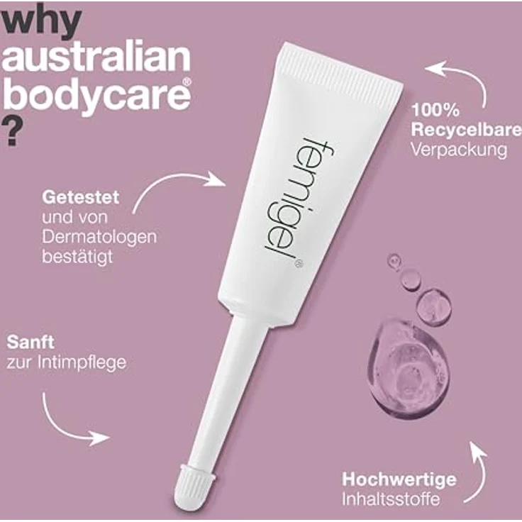 Australian Bodycare Tea Tree Oil Femi Gel, Intimhygiene Gel mit beruhigender Wirkung, 15x7 ml – Bild 4