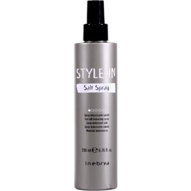 Inebrya Style-In Salt Spray, salziges Spray für Strandeffekt, 200 ml, voluminöser und elastischer Look