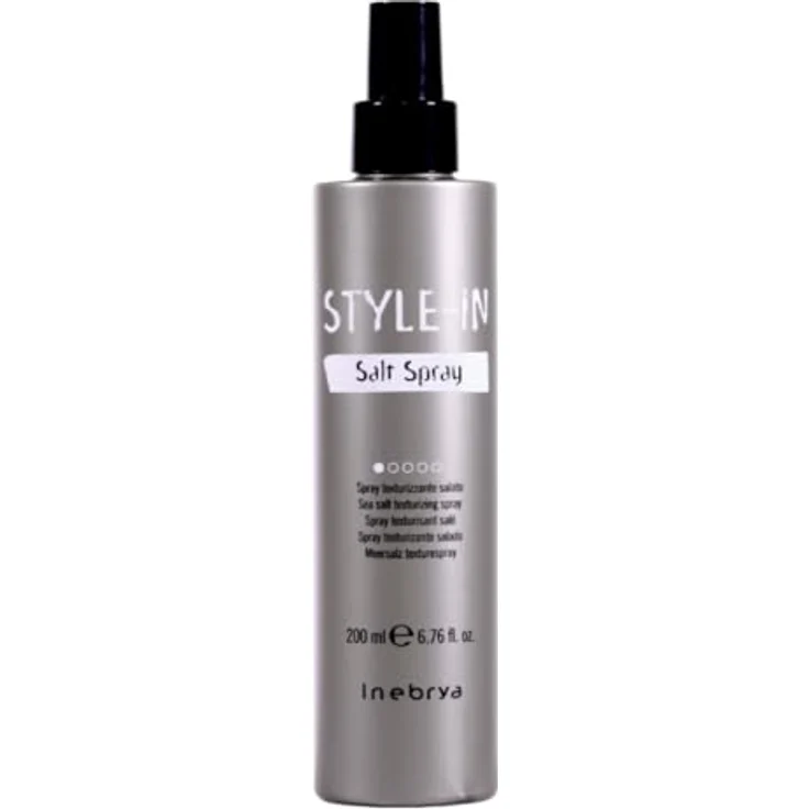 Inebrya Style-In Salt Spray, salziges Spray für Strandeffekt, 200 ml, voluminöser und elastischer Look – Bild 1