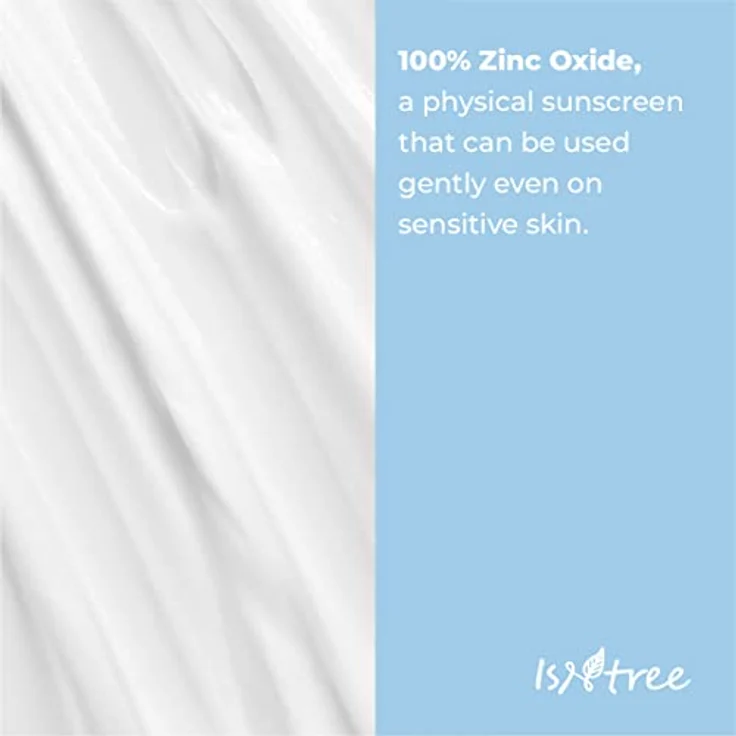 IsNtree Natürliche Sonnencreme mit Hyaluronsäure SPF50 PA++++ 50 ml 1,69 fl.oz | Gleicht den Hautton aus | Leichter Sonnenschutz | Spendet Feuchtigkeit – Bild 3
