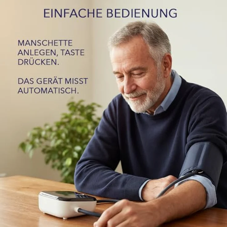 IEA Medical Bundle: Blutdruckmessgerät & Pulsoximeter mit digitaler Anzeige, Speicherfunktion, kompakt und tragbar für Gesundheitsüberwachung – Bild 2