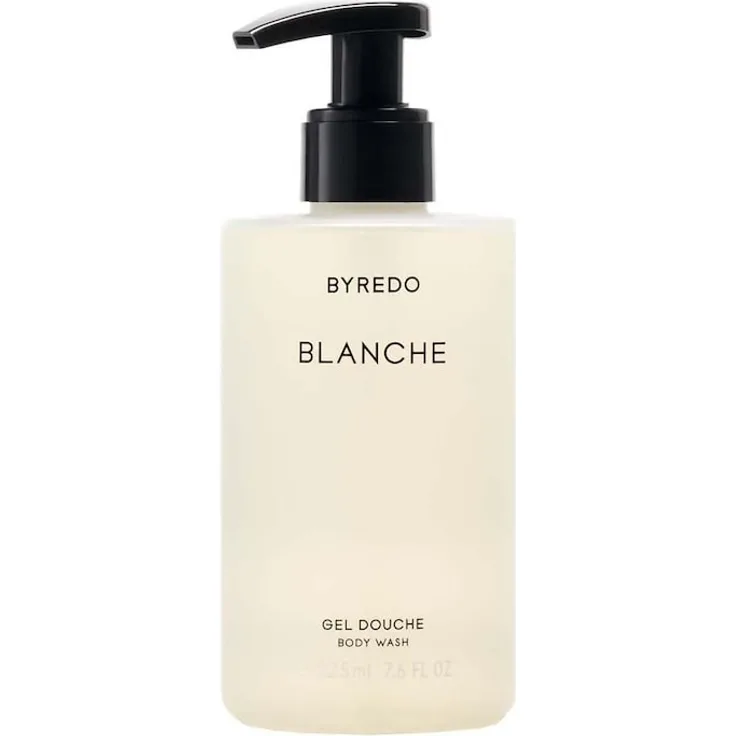 BYREDO Blanche Duschgel, 225 ml, sanfte Reinigung mit Rosenöl und feuchtigkeitsspendenden Aromen