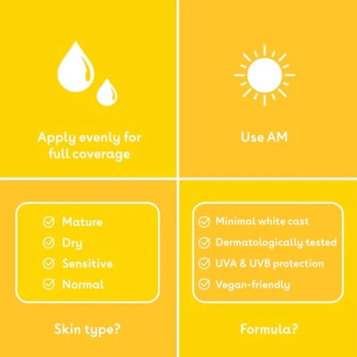 Q+A Peptide schützende Gesichtscreme SPF 50, 50 ml, UVA/UVB Schutz gegen Hautalterung, für alle Hauttypen – Bild 3