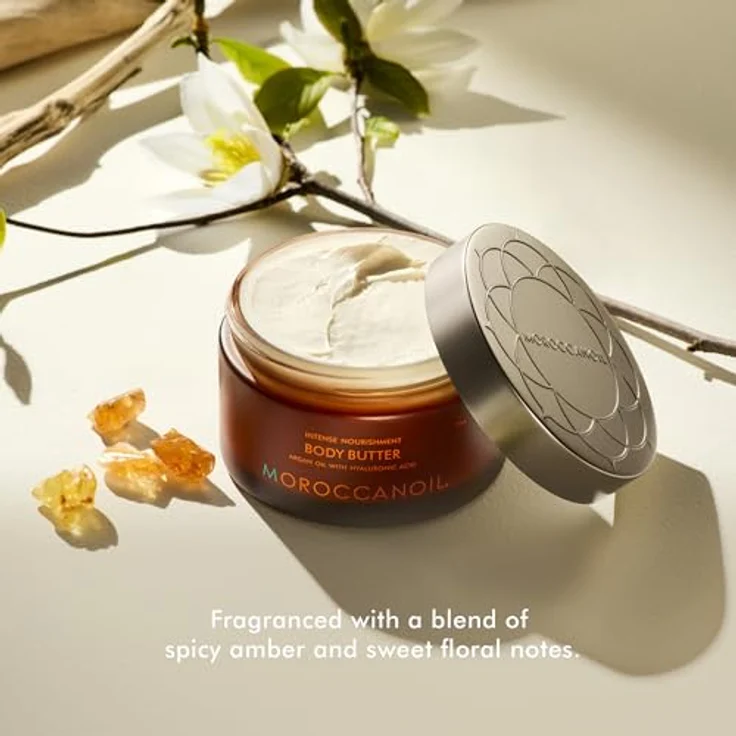 Moroccanoil Körperbutter, Fragrance Originale mit Argan- und Avocadoölen, Hyaluronsäure, 250ml – Bild 4