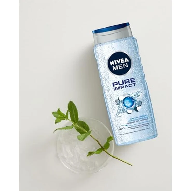 Nivea Men Pure Impact Duschgel für Körper und Haar 500 ml – Bild 5