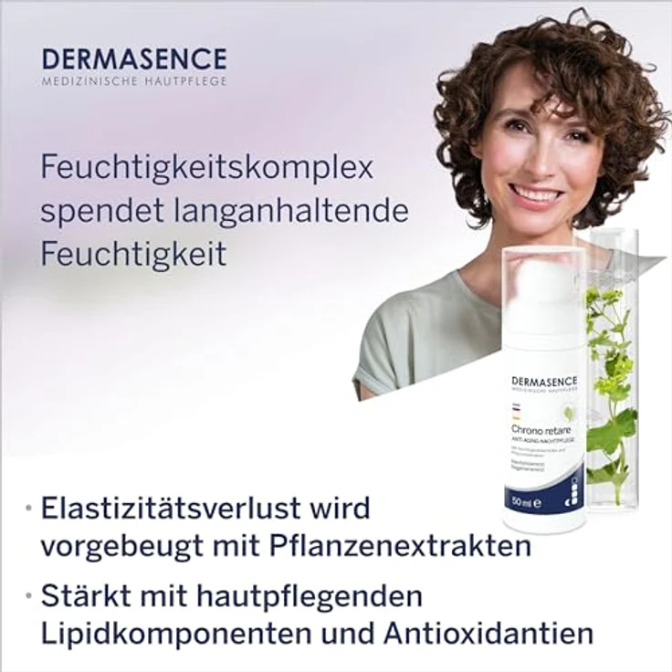 DERMASENCE Chrono retare Anti-Aging-Nachtpflege, 50 ml - Revitalisierende Gesichtscreme für die Nacht, Vegan – Bild 4