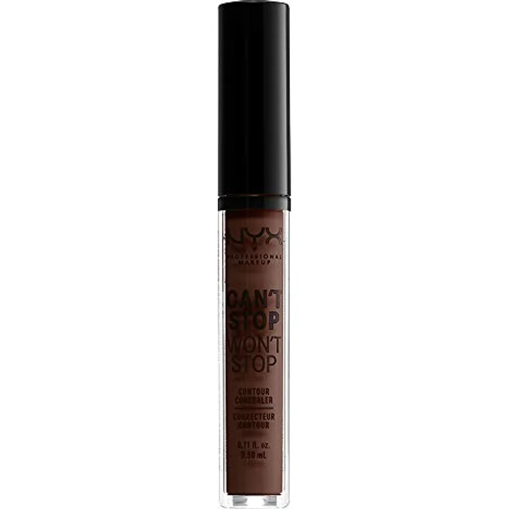 NYX Professional Makeup Can't Stop Won't Stop Contour Concealer - wasserfester flüssiger Abdeckstift, Kaschieren & Highlighten, 3, 5 ml, Deep Espresso 24 – Bild 5
