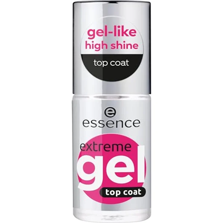 essence cosmetics extreme GEL Top Coat Überlack Nr. 01 Transparent - langanhaltend, glättend, schützend, glänzend, vegan - 1er Pack (8ml) – Bild 2