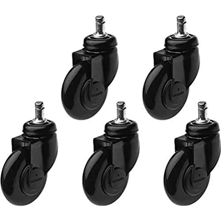 Efalock Professional Clic Tec Rolle schwarz 5er für Hocker